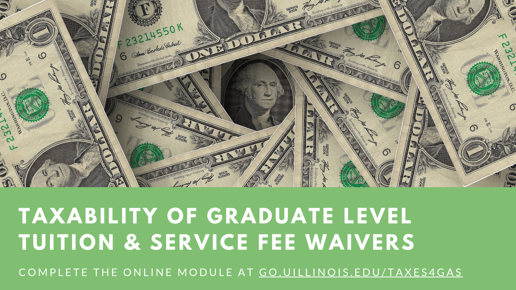 Taxability of Graduate Level Tuition & Service Fee Waivers