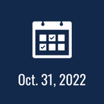 Oct. 31, 2022 deadline icon