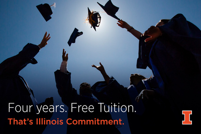 Four years. Free Tuition.That's Illinois Commitment.
