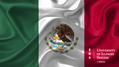Mexican flag & I-MMAS logo