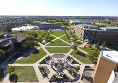 the UIS quad from above