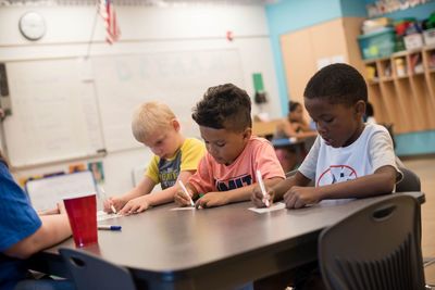 kids at daycare