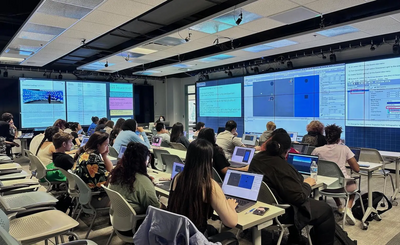 SAGE3 provides an intuitive framework that integrates state-of-the-art AI technologies. (Photo: Dana M. Plepys/UIC)